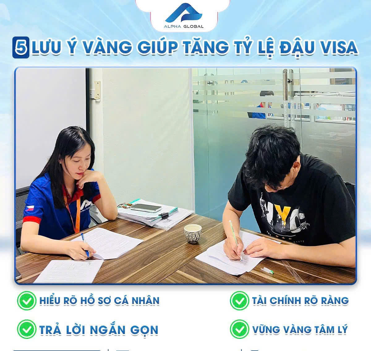 5 LƯU Ý VÀNG GIÚP ĐỖ VIZA TUYỆT ĐỐI 